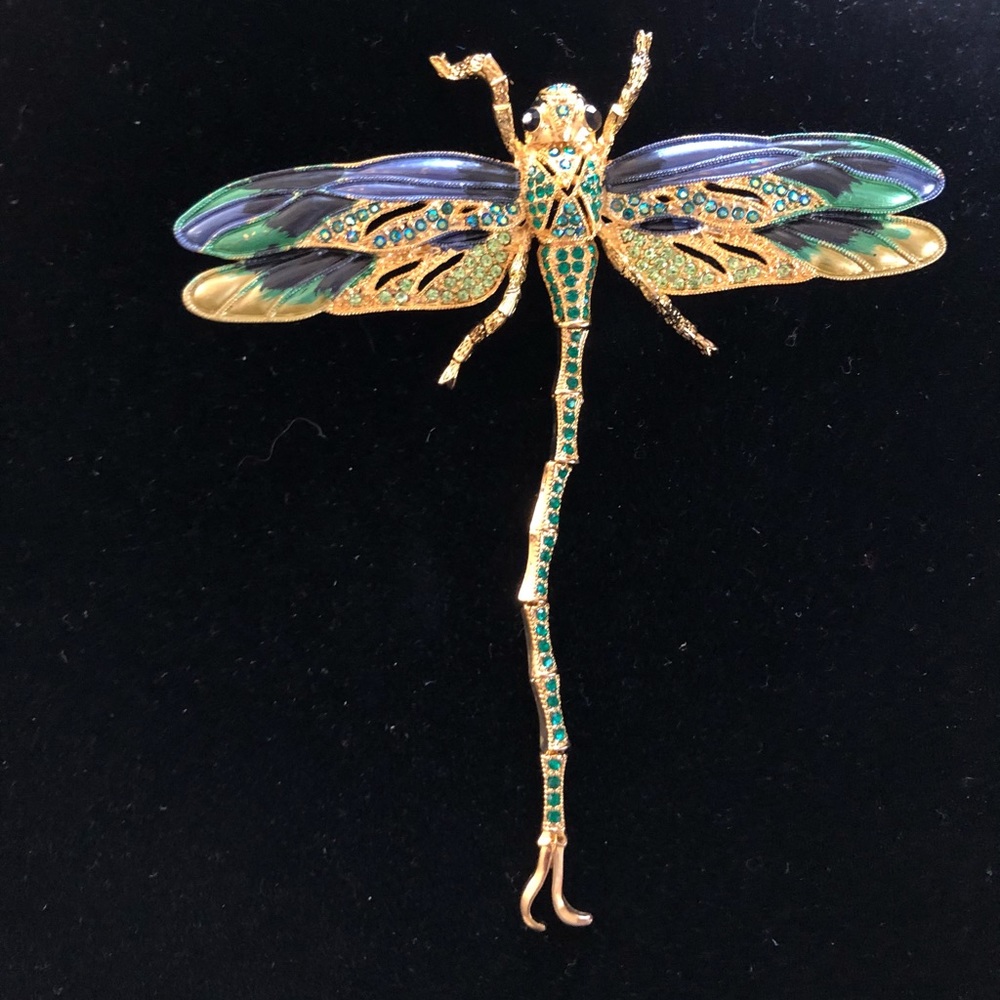 Dragonfly brooch-pendant - Picture 7 of 7